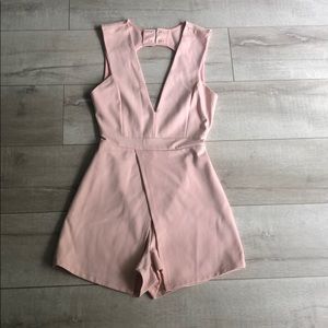 Open back romper